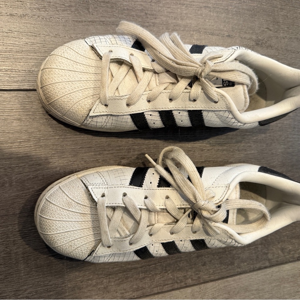 adidas White and Black Sneakers